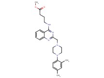 methyl 4-[(2-{[4-(2,4-dimethylphenyl)-1-piperazinyl]methyl}-4-quinazolinyl)amino]butanoate