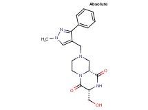 (3R,9aR)-3-(hydroxymethyl)-8-[(1-methyl-3-phenyl-1H-pyrazol-4-yl)methyl]tetrahydro-2H-pyrazino[1,2-a]pyrazine-1,4(3H,6H)-dione