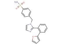4-({2-[2-(2-furyl)phenyl]-1H-imidazol-1-yl}methyl)benzenesulfonamide