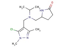 5-{[[(5-chloro-1,3-dimethyl-1H-pyrazol-4-yl)methyl](isopropyl)amino]methyl}pyrrolidin-2-one