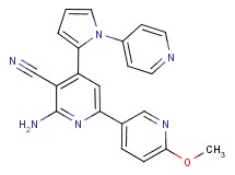 6-amino-6'-methoxy-4-(1-pyridin-4-yl-1H-pyrrol-2-yl)-2,3'-bipyridine-5-carbonitrile