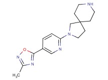 2-[5-(3-methyl-1,2,4-oxadiazol-5-yl)-2-pyridinyl]-2,8-diazaspiro[4.5]decane hydrochloride