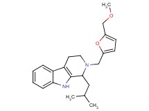 1-isobutyl-2-{[5-(methoxymethyl)-2-furyl]methyl}-2,3,4,9-tetrahydro-1H-beta-carboline