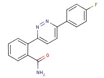 2-[6-(4-fluorophenyl)pyridazin-3-yl]benzamide