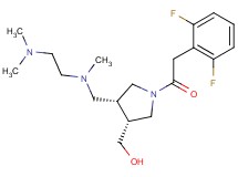 ((3R*,4R*)-1-[(2,6-difluorophenyl)acetyl]-4-{[[2-(dimethylamino)ethyl](methyl)amino]methyl}pyrrolidin-3-yl)methanol