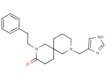 8-(1H-imidazol-4-ylmethyl)-2-(2-phenylethyl)-2,8-diazaspiro[5.5]undecan-3-one