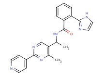 2-(1H-imidazol-2-yl)-N-[1-(4-methyl-2-pyridin-4-ylpyrimidin-5-yl)ethyl]benzamide