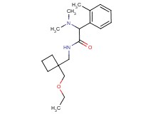 2-(dimethylamino)-N-{[1-(ethoxymethyl)cyclobutyl]methyl}-2-(2-methylphenyl)acetamide