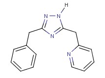 2-[(3-benzyl-1H-1,2,4-triazol-5-yl)methyl]pyridine