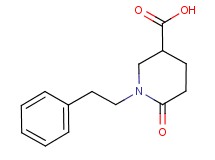 6-oxo-1-(2-phenylethyl)-3-piperidinecarboxylic acid