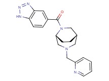 5-{[(1S*,5R*)-3-(2-pyridinylmethyl)-3,6-diazabicyclo[3.2.2]non-6-yl]carbonyl}-1H-1,2,3-benzotriazole