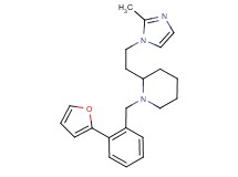 1-[2-(2-furyl)benzyl]-2-[2-(2-methyl-1H-imidazol-1-yl)ethyl]piperidine