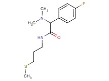 2-(dimethylamino)-2-(4-fluorophenyl)-N-[3-(methylthio)propyl]acetamide