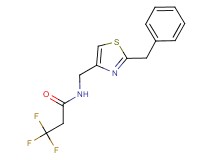 N-[(2-benzyl-1,3-thiazol-4-yl)methyl]-3,3,3-trifluoropropanamide