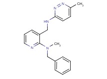 N-({2-[benzyl(methyl)amino]pyridin-3-yl}methyl)-6-methylpyridazin-3-amine