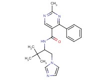 N-[1-(1H-imidazol-1-ylmethyl)-2,2-dimethylpropyl]-2-methyl-4-phenylpyrimidine-5-carboxamide