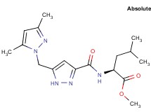methyl N-({5-[(3,5-dimethyl-1H-pyrazol-1-yl)methyl]-1H-pyrazol-3-yl}carbonyl)-L-leucinate