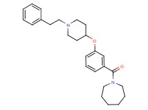 1-(3-{[1-(2-phenylethyl)-4-piperidinyl]oxy}benzoyl)azepane