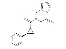 (1R*,2R*)-N-allyl-N-(2-furylmethyl)-2-phenylcyclopropanecarboxamide