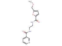 N-(2-{[5-(methoxymethyl)-2-furoyl]amino}ethyl)nicotinamide
