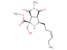 methyl (1S*,3R*,3aR*,6aS*)-3-[(3Z)-hex-3-en-1-yl]-1-(hydroxymethyl)-5-methyl-4,6-dioxooctahydropyrrolo[3,4-c]pyrrole-1-carboxylate