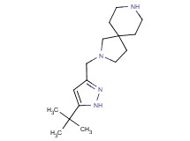 2-[(5-tert-butyl-1H-pyrazol-3-yl)methyl]-2,8-diazaspiro[4.5]decane dihydrochloride