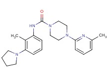4-(6-methylpyridin-2-yl)-N-(2-methyl-3-pyrrolidin-1-ylphenyl)piperazine-1-carboxamide