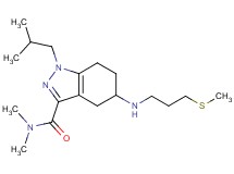 1-isobutyl-N,N-dimethyl-5-{[3-(methylthio)propyl]amino}-4,5,6,7-tetrahydro-1H-indazole-3-carboxamide
