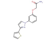 2-{3-[3-(2-thienyl)-1H-pyrazol-1-yl]phenoxy}acetamide