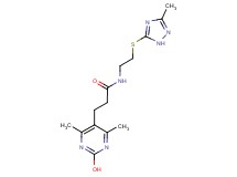 3-(2-hydroxy-4,6-dimethylpyrimidin-5-yl)-N-{2-[(3-methyl-1H-1,2,4-triazol-5-yl)thio]ethyl}propanamide