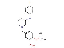[5-({3-[(4-fluorophenyl)amino]-1-piperidinyl}methyl)-2-isopropoxyphenyl]methanol