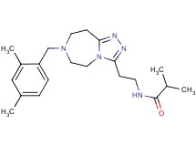 N-{2-[7-(2,4-dimethylbenzyl)-6,7,8,9-tetrahydro-5H-[1,2,4]triazolo[4,3-d][1,4]diazepin-3-yl]ethyl}-2-methylpropanamide