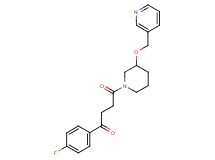 1-(4-fluorophenyl)-4-oxo-4-[3-(3-pyridinylmethoxy)-1-piperidinyl]-1-butanone