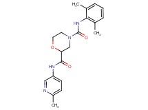N~4~-(2,6-dimethylphenyl)-N~2~-(6-methyl-3-pyridinyl)-2,4-morpholinedicarboxamide