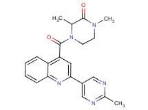 1,3-dimethyl-4-{[2-(2-methylpyrimidin-5-yl)quinolin-4-yl]carbonyl}piperazin-2-one