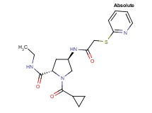 (4R)-1-(cyclopropylcarbonyl)-N-ethyl-4-{[(pyridin-2-ylthio)acetyl]amino}-L-prolinamide