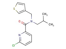 6-chloro-N-isobutyl-N-(3-thienylmethyl)pyridine-2-carboxamide