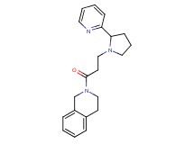 2-{3-[2-(2-pyridinyl)-1-pyrrolidinyl]propanoyl}-1,2,3,4-tetrahydroisoquinoline