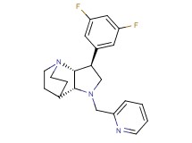 (2R*,3S*,6R*)-3-(3,5-difluorophenyl)-5-(2-pyridinylmethyl)-1,5-diazatricyclo[5.2.2.0~2,6~]undecane