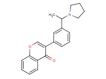 3-[3-(1-pyrrolidin-1-ylethyl)phenyl]-4H-chromen-4-one