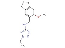 2-ethyl-N-[(6-methoxy-2,3-dihydro-1H-inden-5-yl)methyl]-2H-tetrazol-5-amine