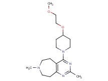 4-[4-(2-methoxyethoxy)piperidin-1-yl]-2,7-dimethyl-6,7,8,9-tetrahydro-5H-pyrimido[4,5-d]azepine