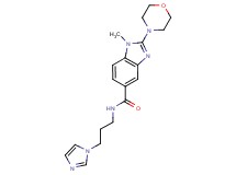 N-[3-(1H-imidazol-1-yl)propyl]-1-methyl-2-(4-morpholinyl)-1H-benzimidazole-5-carboxamide
