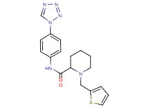 N-[4-(1H-tetrazol-1-yl)phenyl]-1-(2-thienylmethyl)-2-piperidinecarboxamide