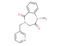 1-methyl-4-(pyridin-3-ylmethyl)-3,4-dihydro-1H-1,4-benzodiazepine-2,5-dione