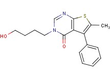 3-(4-hydroxybutyl)-6-methyl-5-phenylthieno[2,3-d]pyrimidin-4(3H)-one
