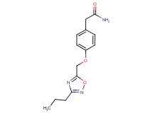 2-{4-[(3-propyl-1,2,4-oxadiazol-5-yl)methoxy]phenyl}acetamide