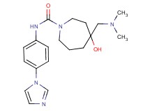 4-[(dimethylamino)methyl]-4-hydroxy-N-[4-(1H-imidazol-1-yl)phenyl]azepane-1-carboxamide