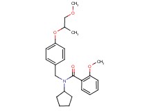 N-cyclopentyl-2-methoxy-N-[4-(2-methoxy-1-methylethoxy)benzyl]benzamide