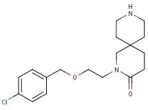 2-{2-[(4-chlorobenzyl)oxy]ethyl}-2,9-diazaspiro[5.5]undecan-3-one hydrochloride